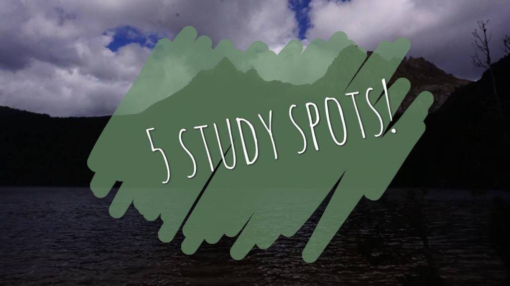 5 study spots!